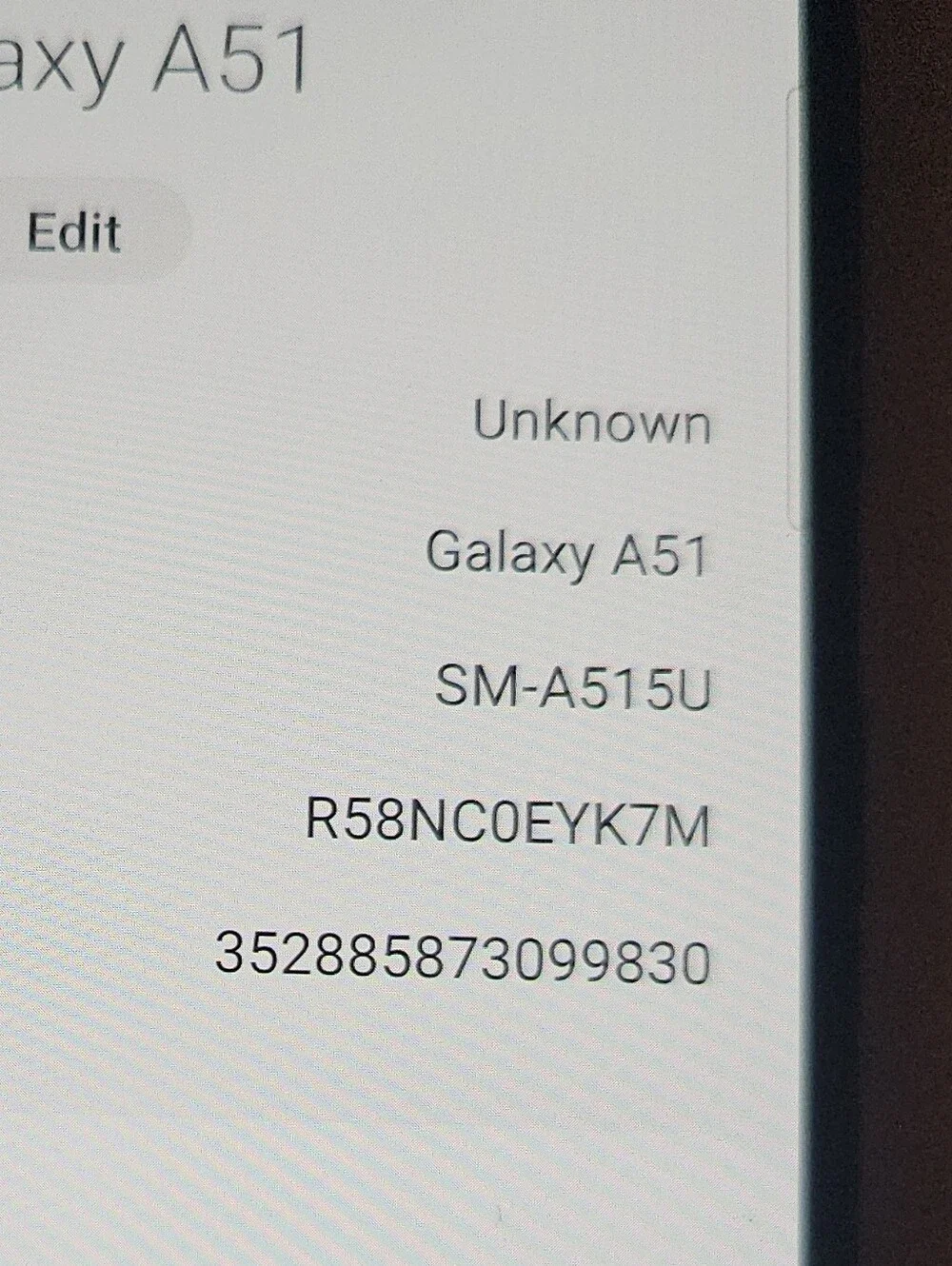 Samsung Galaxy A51